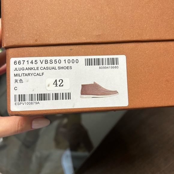 NWT real suede Ankle casual shoes - Picture 6 of 6